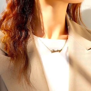 Darling Necklace Gold Stainless Steel